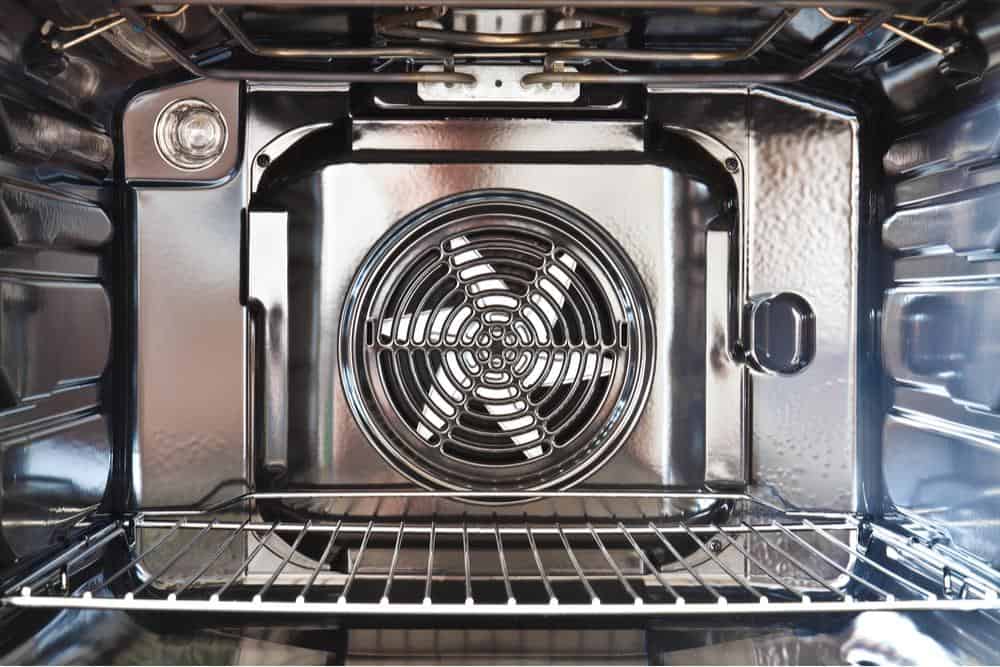 Photo of a fan in an oven