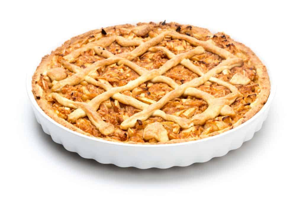 Photo of a Pie Cooked with Ceramic Bakeware