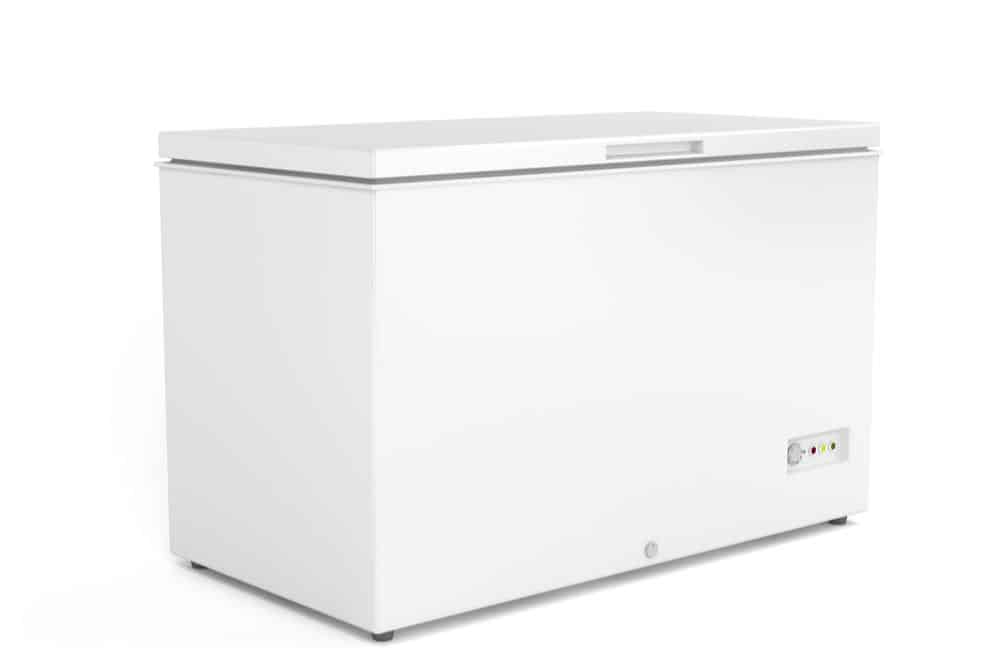 Photo of a chest freezer