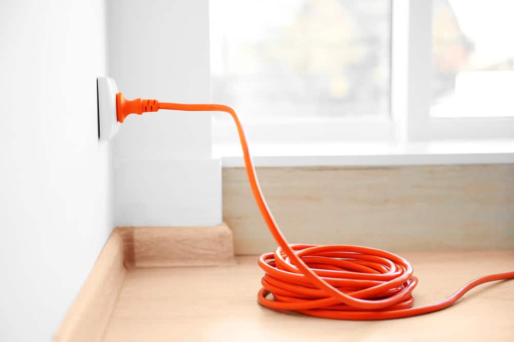 Photo of an extension cord
