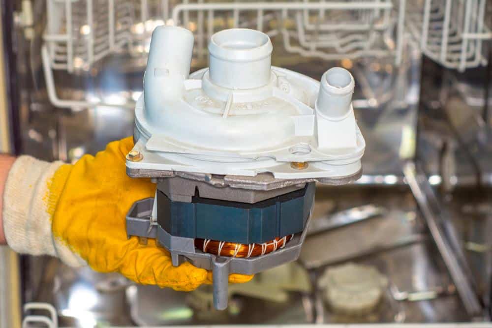 Photo of dishwasher circulation pump