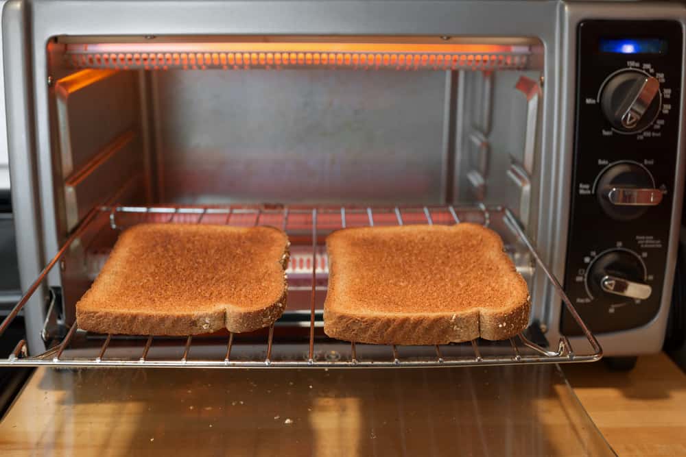 Photo of toaster oven making toast