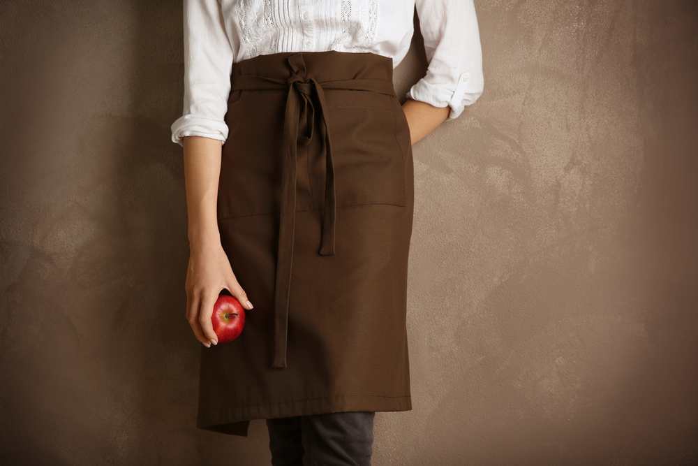 Photo of a Bistro Apron That Attaches at the Waist