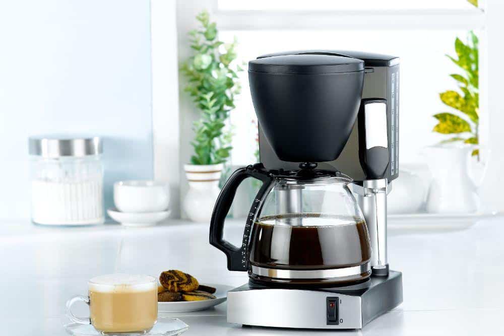 Photo of a coffeemaker on a kitchen counter