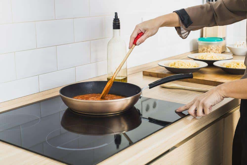 Photo of a Frying Pan on a Stove