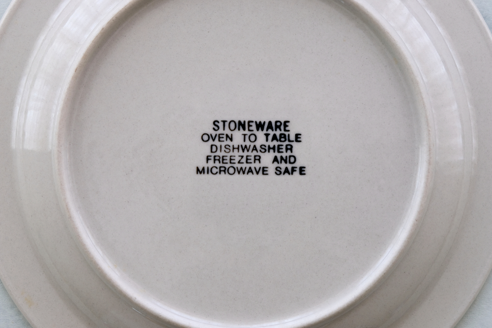 Photo of a Microwave Safe Stoneware Plate