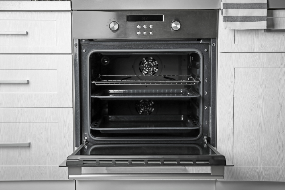 Photo of a Pristine Oven with an Open Oven Door