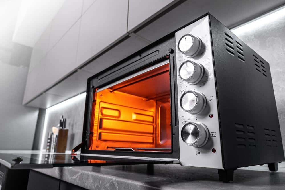 Photo of an Empty Toaster Oven Heating Up