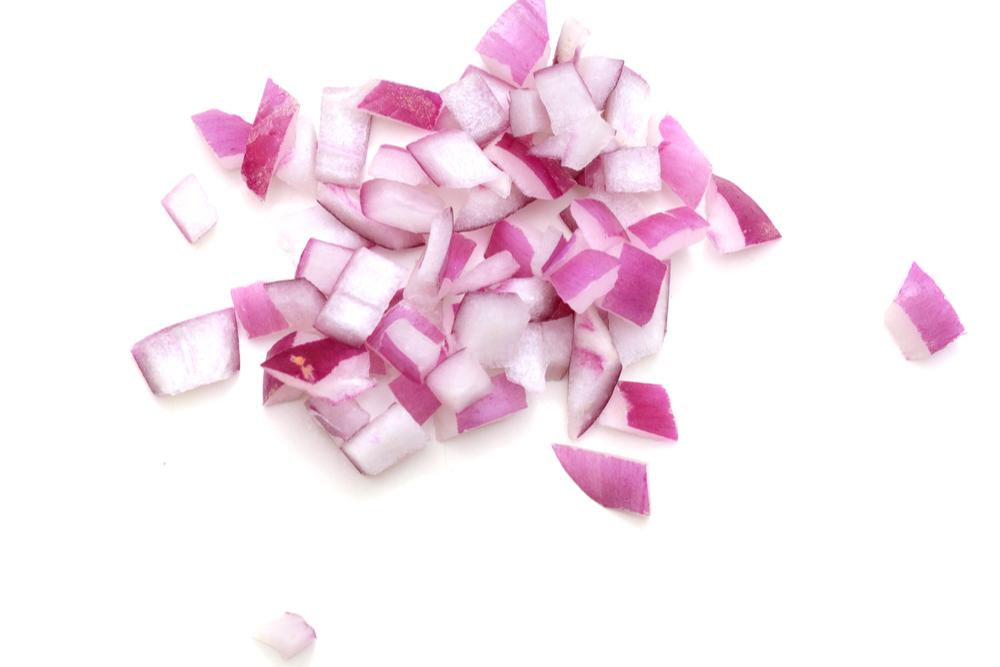 Photo of Diced Raw Red Onions