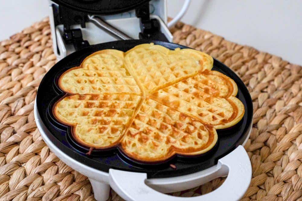Photo of Heart Shaped Waffles