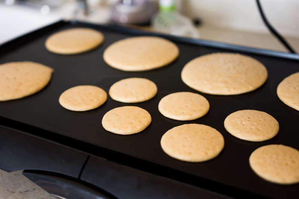Photo of Pancakes on a Griddle