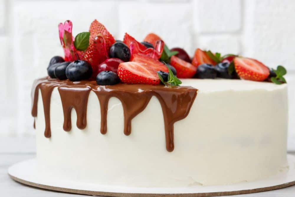 Photo of Ganache on a Cake